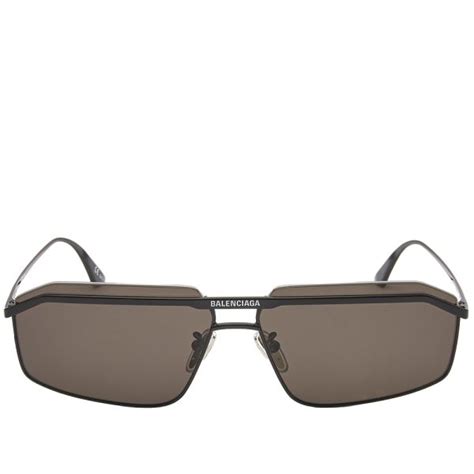 balenciaga bridge sunglasses black and grey end jp