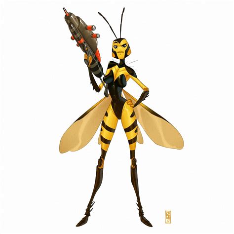 Wasp Alberto Camara On Artstation At Artwork Ab96j Character Art