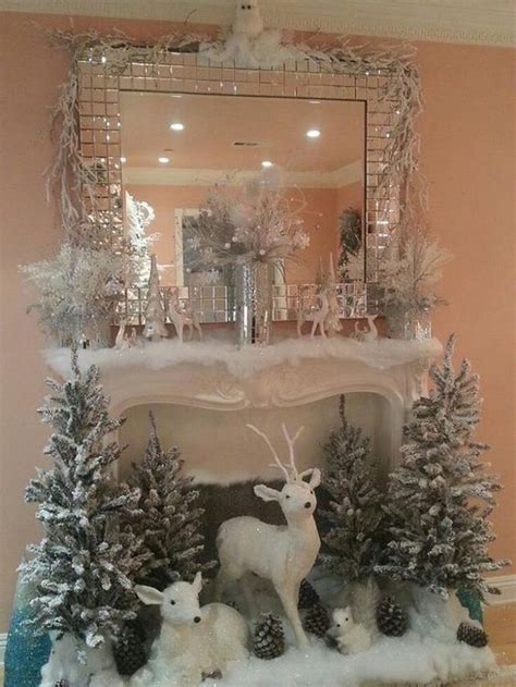 Stunning Indoor Christmas Decorations Ideas Christmas Fireplace