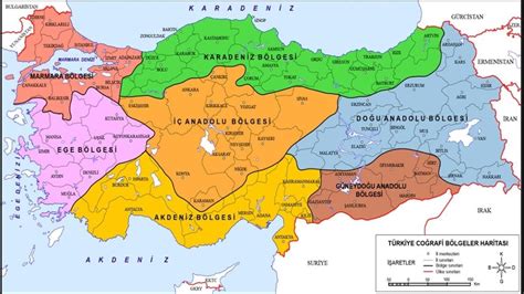 Türkiye Haritası Siyasi Fiziki Bölge İl Türkiye Haritası Harita