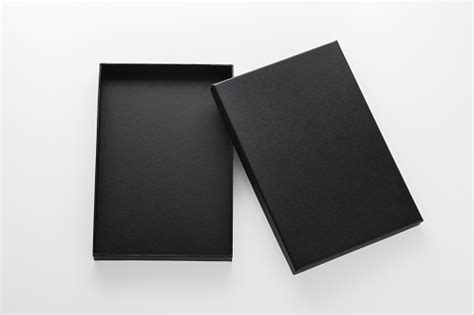 Opened Black Box Product Packaging Stock Photo Download Image Now