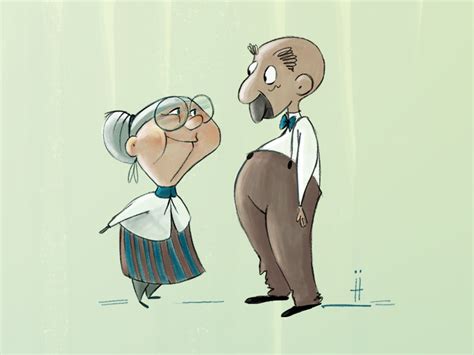 Old Couple By Beate Höller On Dribbble