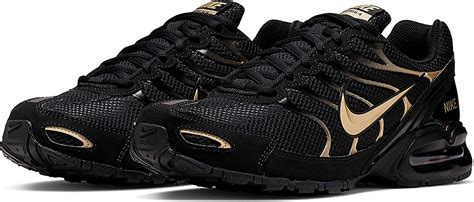 Nike Mens Air Max Torch 4 Running Shoes 7 Blackmetallic Gold