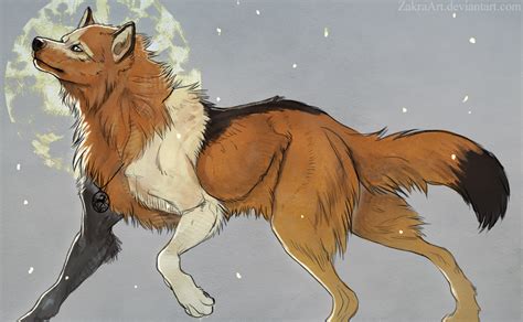 On Deviantart Canine Art Anime Wolf