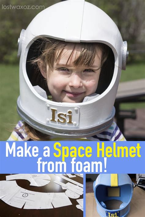 Diy paper mache astronaut helmet. DIY Space Helmet with Template — Lost Wax in 2020 | Foam costume, Foam cosplay, Helmet