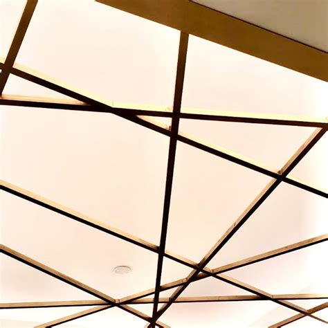 Hmh Architectural Metal And Glass Custom Brass Ceiling Design