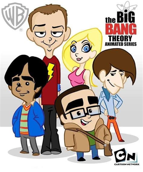 The Big Bang Theory Cartoon Network Portrait Rbigbangtheory