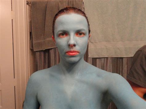 Neytiri From Avatar Costume With Body Paint Breanna Cooke