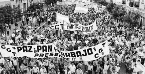 Hace 36 Años La Cgt Organizaba La Primera Huelga General Contra Alfonsín