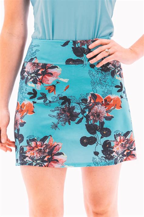 Divine Floral Printed Skirt Foray Golf