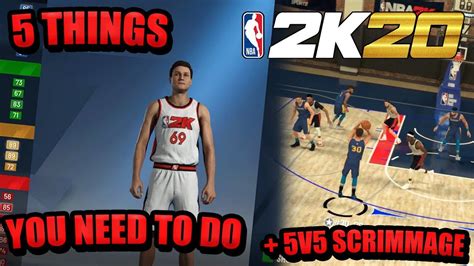 5 Things You Need To Do In The Nba 2k20 Demo How To Play 5 On 5