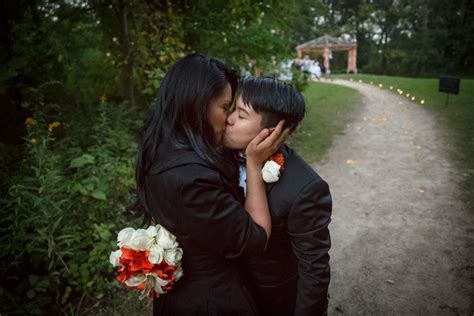 Chicago Suburbs Lesbian Wedding Photographer Grove