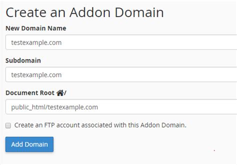 How To Create Delete An Addon Domain On A Cpanel Server