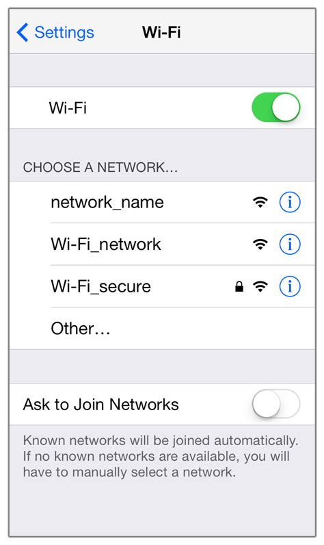 Enable the private address option. iOS: Connecting to Wi-Fi - Apple Support