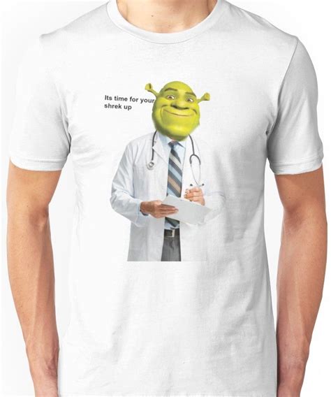 Shrek Check Up Meme Essential T Shirt By Queendany In 2021 Meme