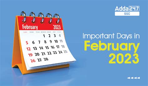 Important Days In February 2023 List Of Important National And