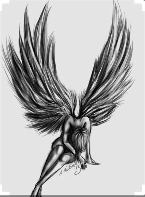 Pin By Marcelina Aburili On Tattoos And Body Art Fallen Angel Tattoo