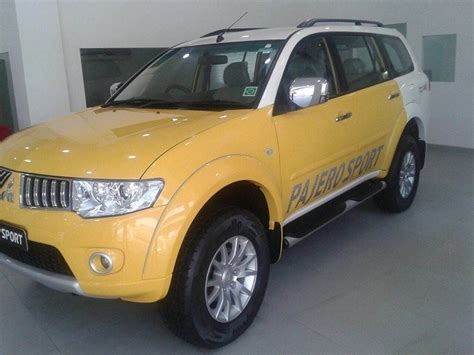 mitsubishi pajero sport launched in new colours