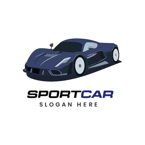 Premium Vector Sports Car Logo Vector Template On White Background