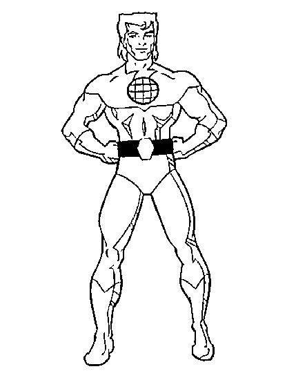 Captain Planet Coloring Page Coloring Home