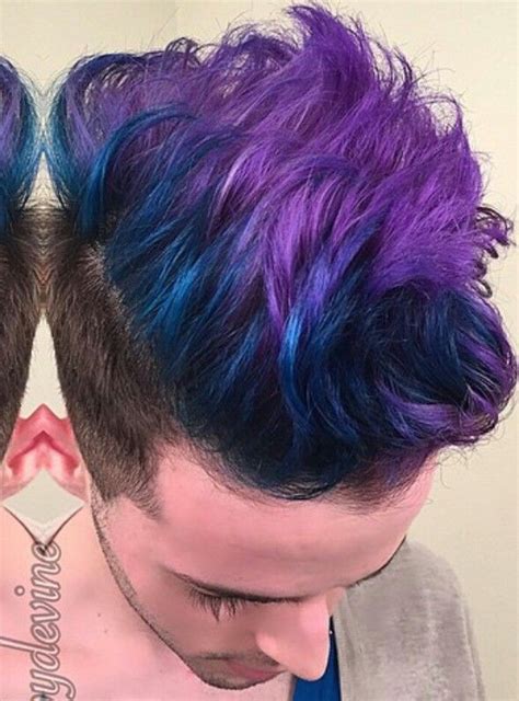 Popular men purple hair color ideas. Pin on Hair for Jacob