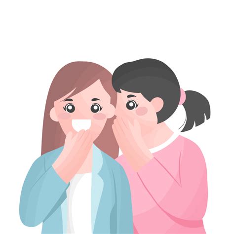 caucasian woman whispering secret to a friend girl gossiping about another 16474957 png