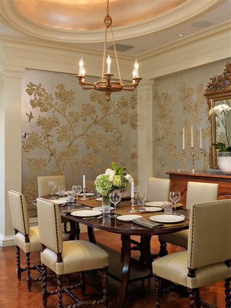 Dining Room Wallpaper Houzz