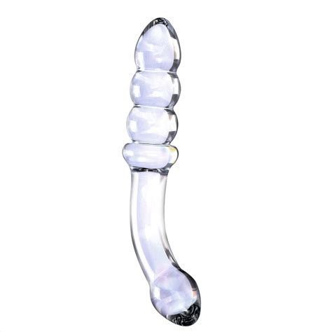crystal glass dildo anal plug for women g spot vagina anal butt massager sex toy ebay