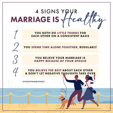 Signs Your Marriage Is Healthy First Things First