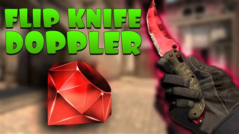 Csgo Flip Knife Doppler Legendary Ruby Pattern Showcasegameplay