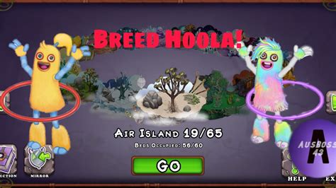 How To Breed Hoola On Air Island My Singing Monsters Youtube