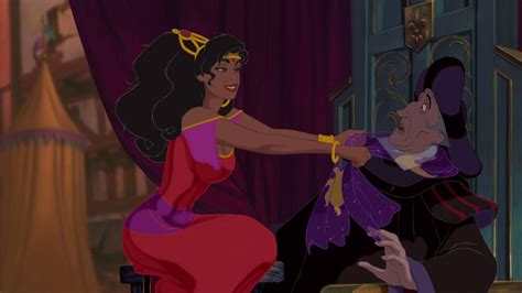 Esmeralda And Claude Frollo From Disneys The Hunchback Of Notre Dame