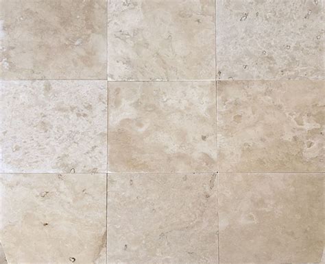 Light Classic Filled And Honed Travertine Floor Tiles 610x610x12mm 54m2