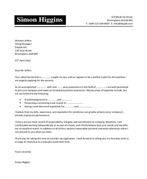applying  job letter application letter  employment simple