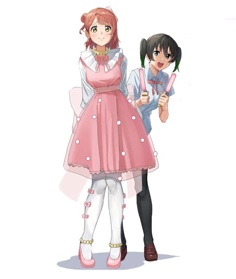 Uehara Ayumu And Takasaki Yu Love Live And 1 More Drawn By 0364p