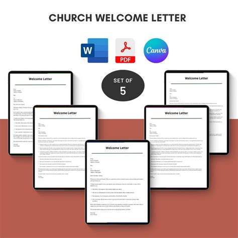 Church Welcome Letter Sample With Examples In Pdf And Word