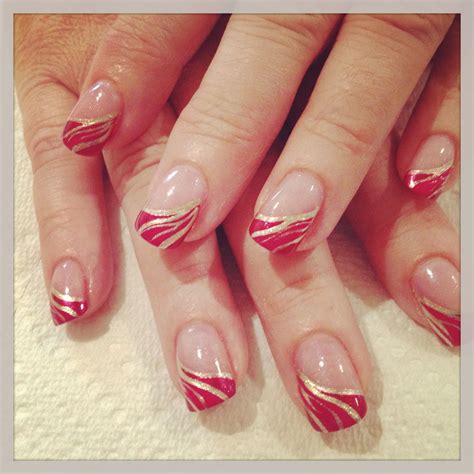 Fancy French Gel Nails French Gel Nail Art Designs Pretty Nail Art