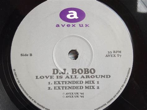 Dj Bobo Love Is All Around - Dj Bobo - Love Is All Around - 3 Tracks - Uk - $ 450.00 en Mercado Libre
