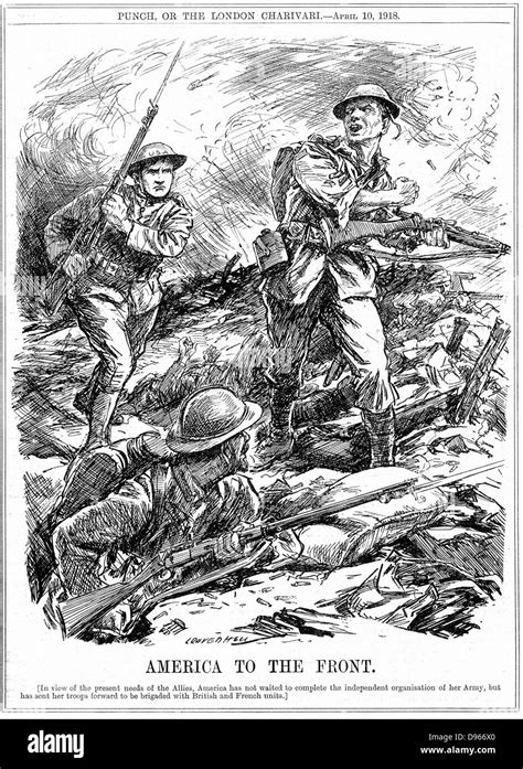 World War I Cartoon By L Ravenhill From Punch London 10 April