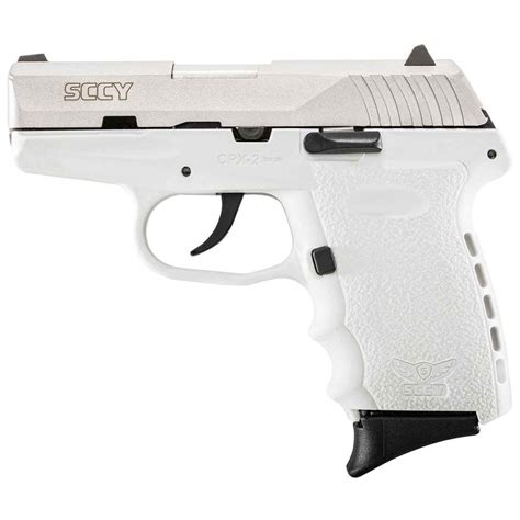 Sccy Cpx 2 Two Tone 9mm Luger 31in White Pistol 101 Rounds
