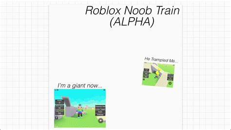 Roblox Noob Train Alpha Ft Condarppetel Gaming Youtube