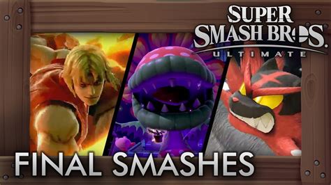 Super Smash Bros Ultimate 64 Final Smashes Youtube