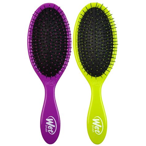 Amazon Com Wet Brush Piece Original Detangler Hair Brush Pink And Purple Beauty