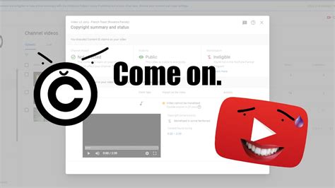 Youtube S Copyright System Is Completely Broken Youtube