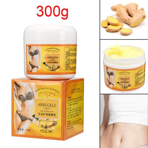 300g Ginger Fat Burning Anti Cellulite Full Body Slimming Cream Gel