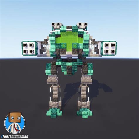 Minecraft Robot Build The Titan Theenigmaman Minecraft