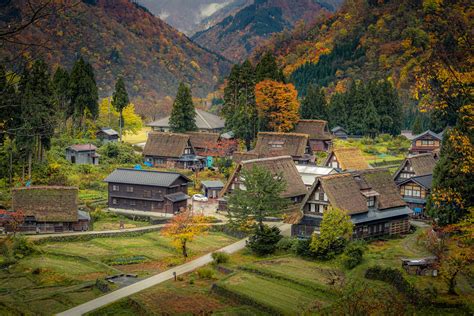 Ainokura Village Traditional Houses In The Gassho Style In Flickr