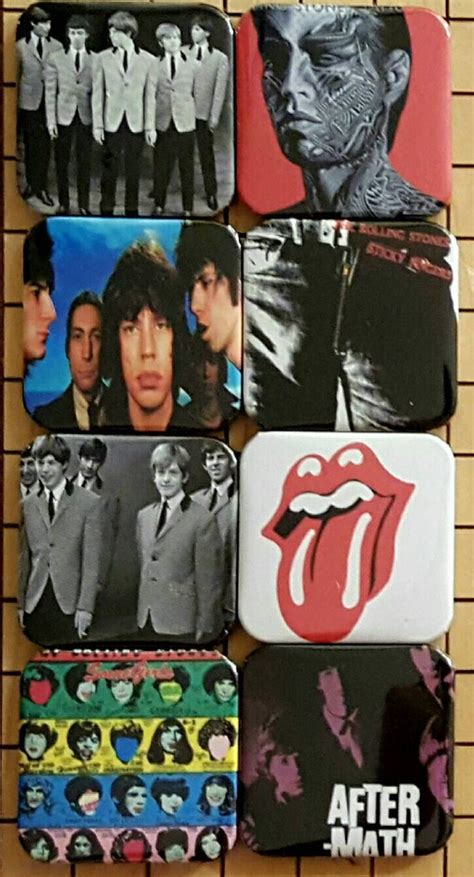 Magnets The Rolling Stones Kitchen Magnets By Atomicrocketpoplab