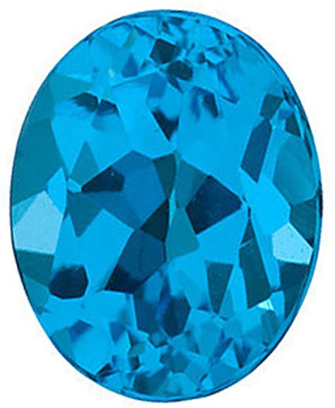 Oval Cut Swiss Blue Topaz Gemstones Best Swiss Blue Topaz Oval Gems