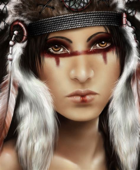 Native American Warrior Makeup